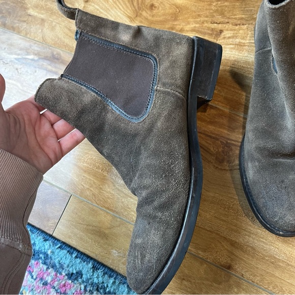 Thursday Boot Company Duchess Boot in Dark Olive Suede Size 8 - Picture 12 of 16